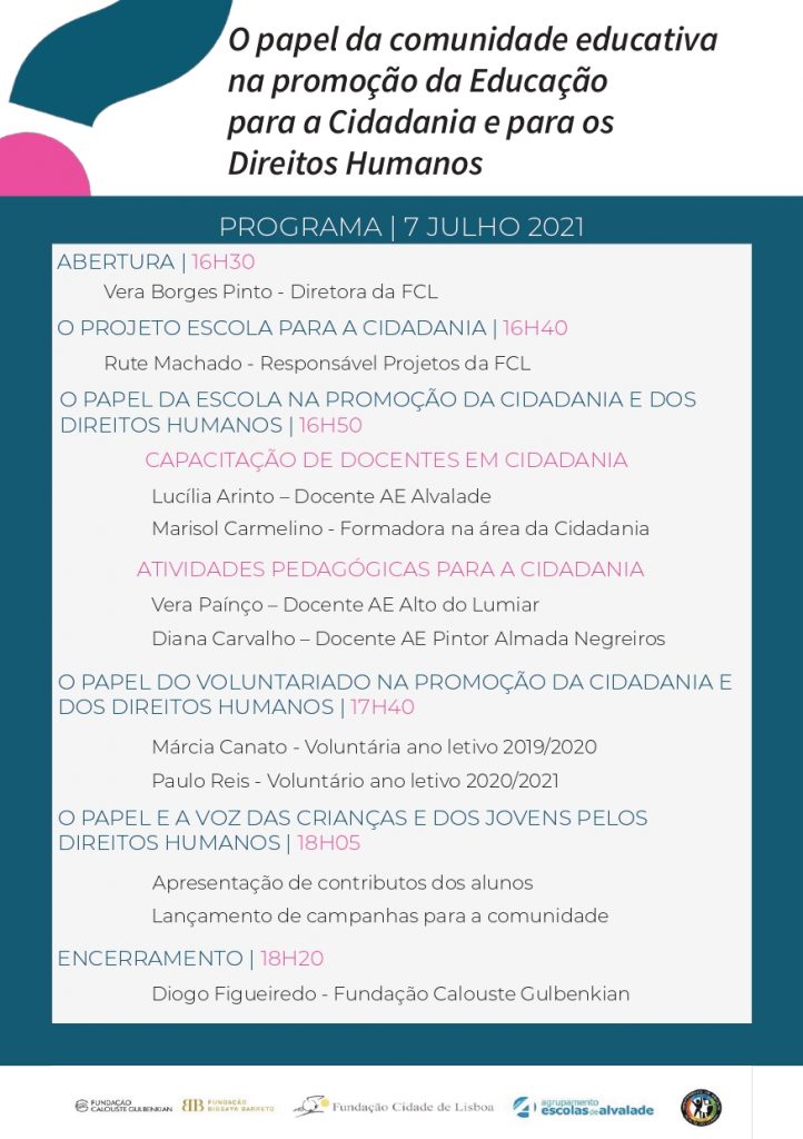 Webinar Escola para a Cidadania