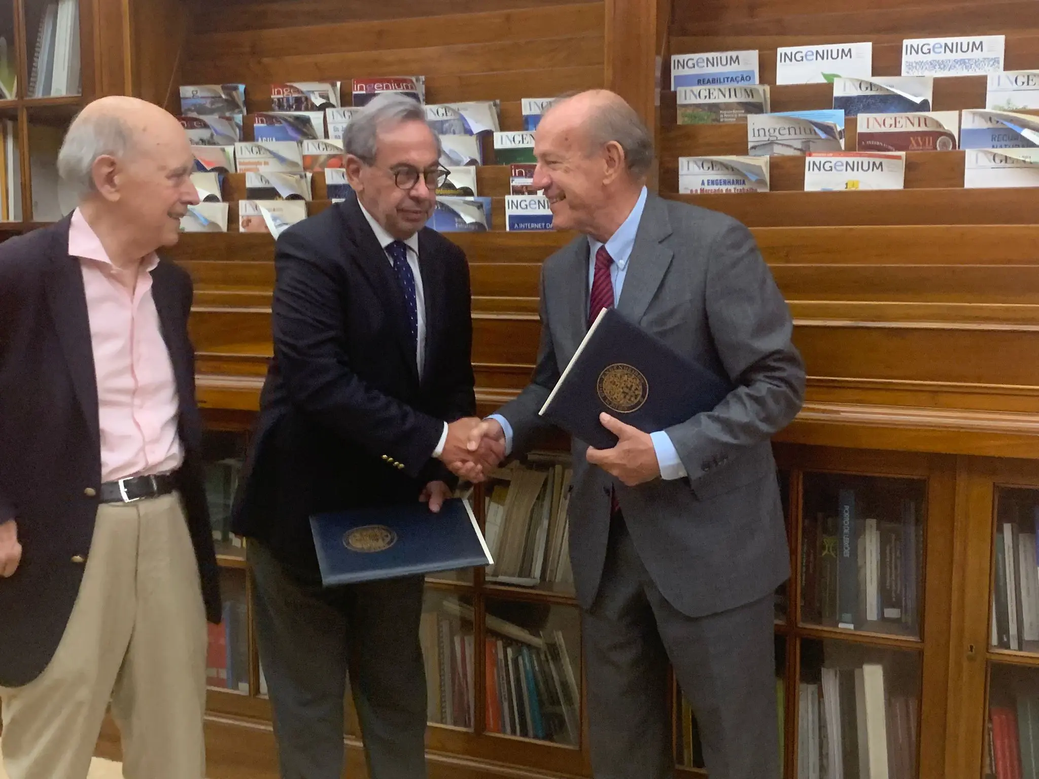 Celebração de protocolo entre a Fundação Cidade de Lisboa e a Ordem dos Engenheiros