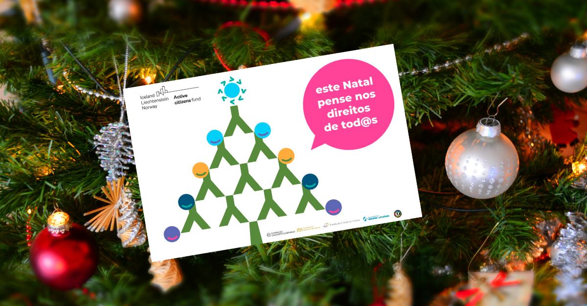 Postal de Natal Escola para a Cidadania