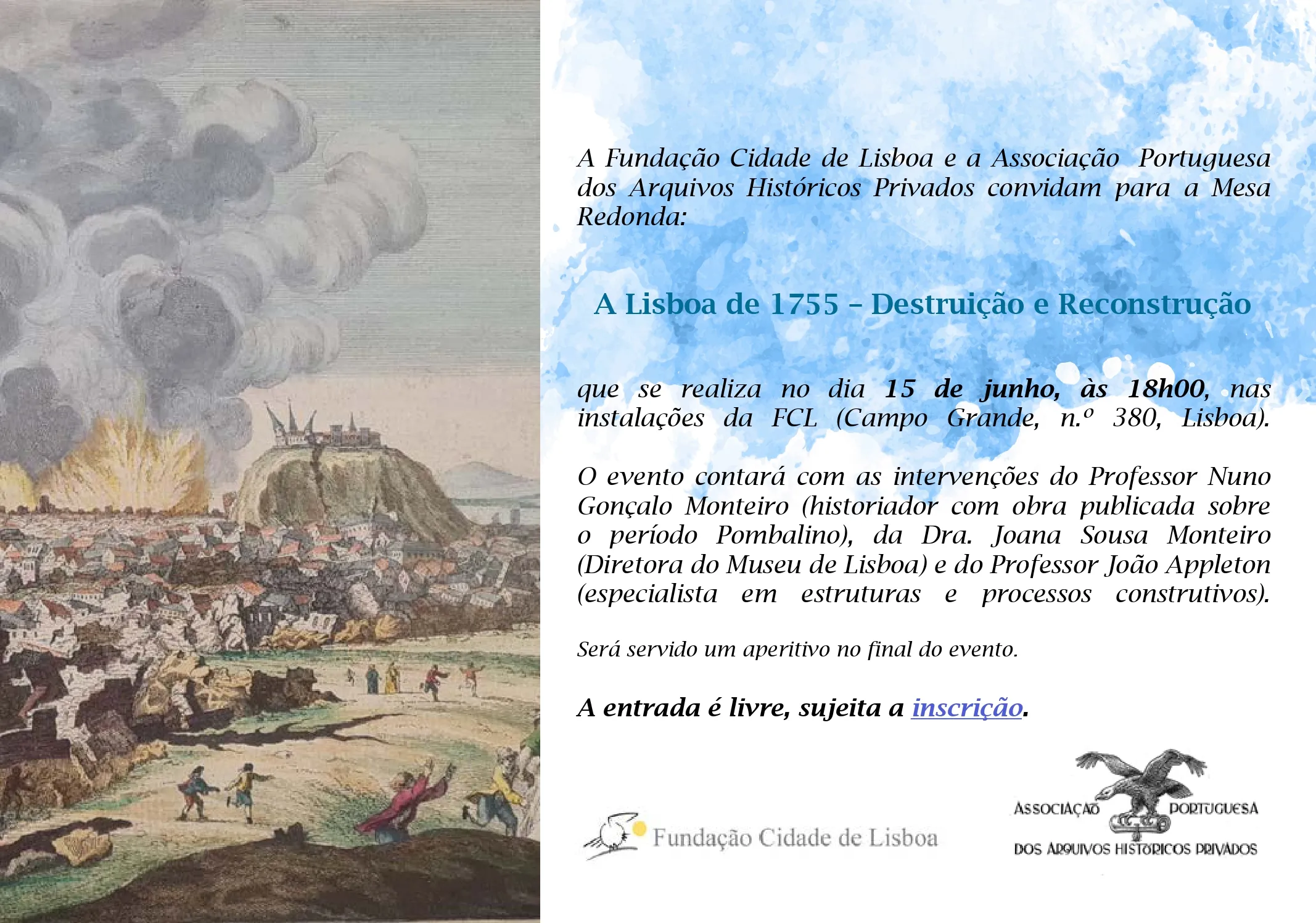 A Lisboa de 1755 - Destruição e Reconstrução