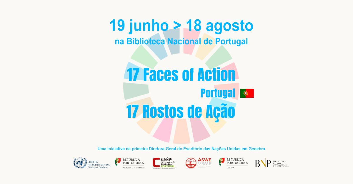 Exposição "17 Rostos de Ação", Biblioteca Nacional, de 19 de junho a 18 de agosto