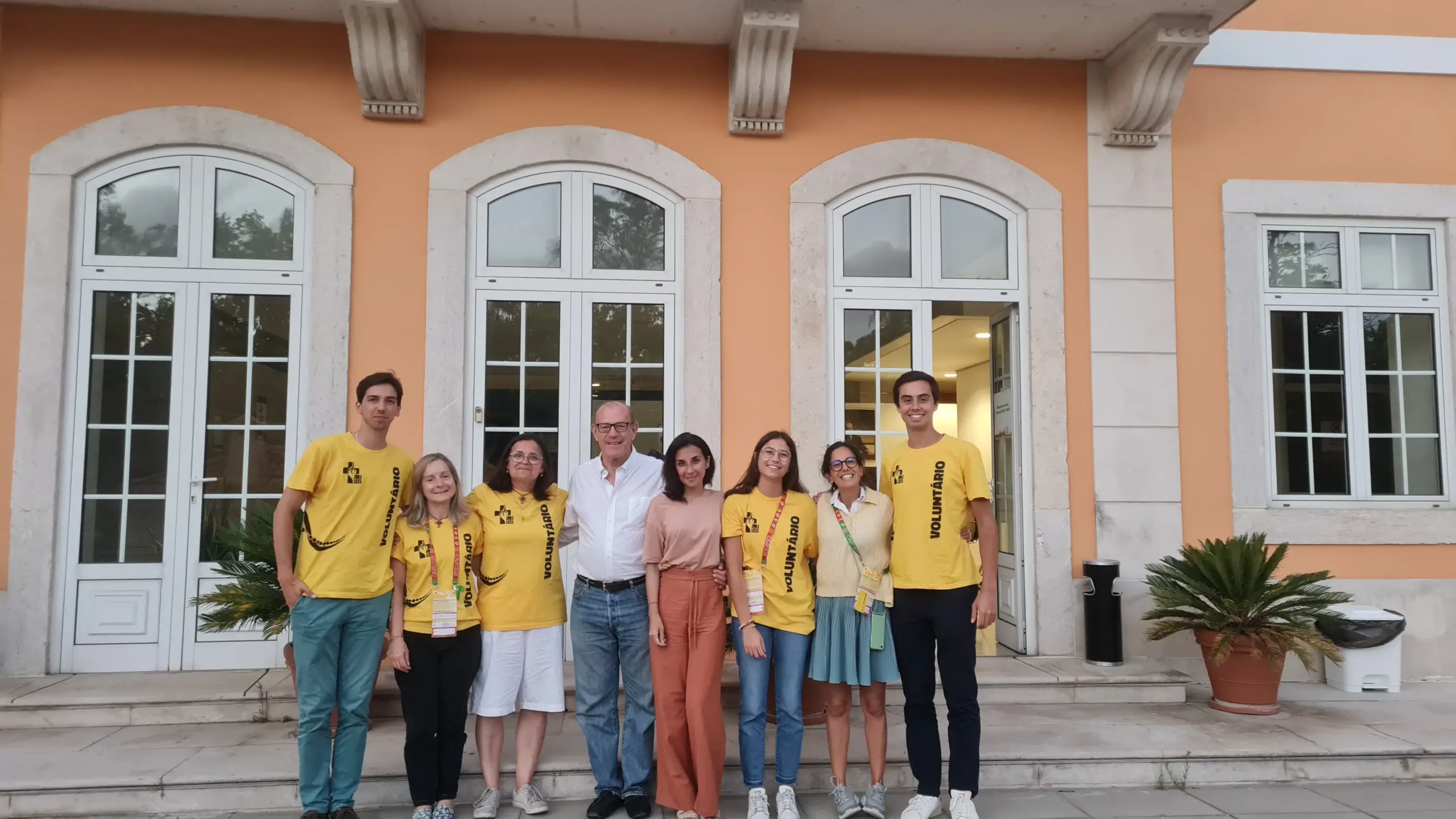 Acolhimento de peregrinos das Jornadas Mundiais da Juventude na Fundação Cidade de Lisboa