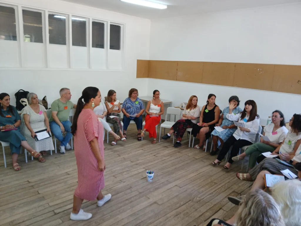 grupo de conversação intercultural em Português