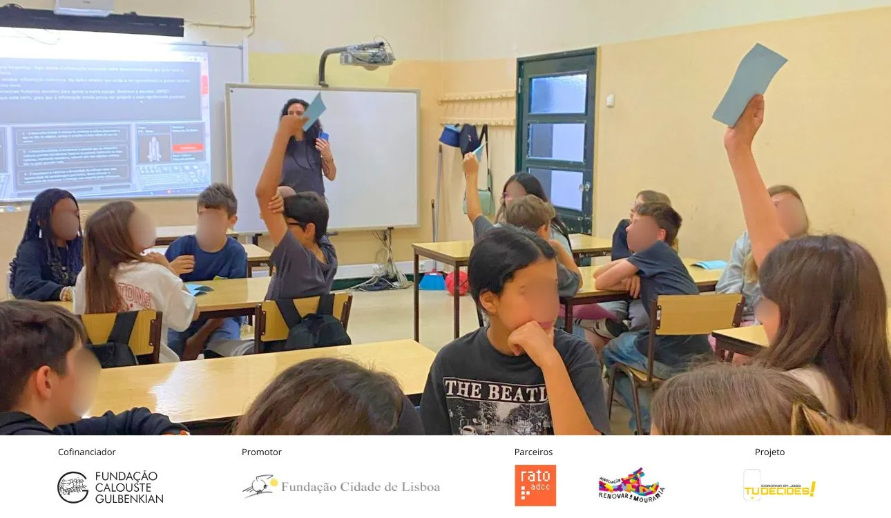 Cidadania em Jogo: TU decides!: nova metodologia em testes para escolas com meios tecnológicos reduzidos